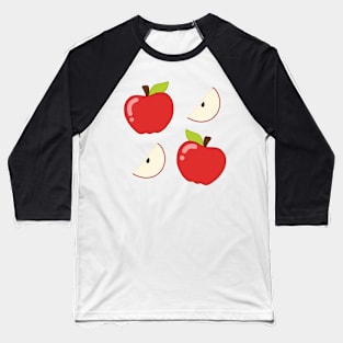 Red Delicious Apple Baseball T-Shirt